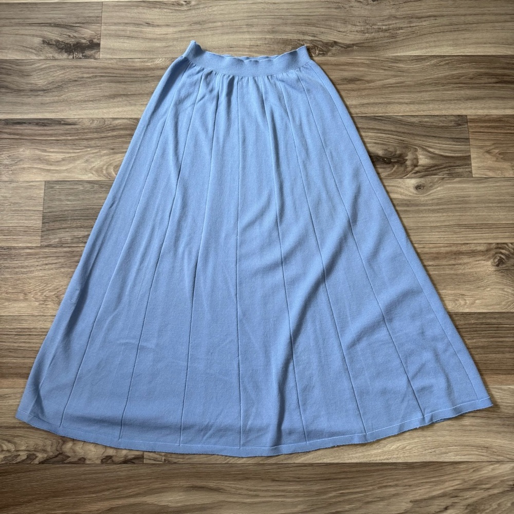 Pianissimo Made in USA Margot Skirt in Parisian Blue Size Large